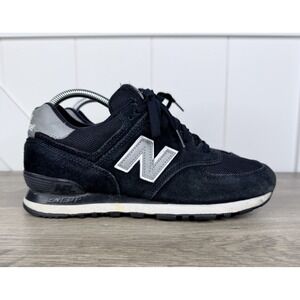 New Balance 574 Sneaker Dark Navy Blue Suede Encap Women's Size‎ 9 W574NWS